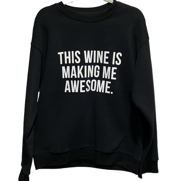 Brunette The Label Sweaters - Brunette The Label “No Champagne No Gain” new